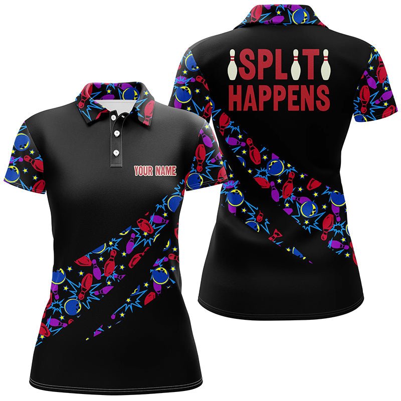 Personalisierte Bowling-Tarnshirt für Damen - Team Liga Bowling Trikot Lady Polo Shirt Q6869 - Climcat