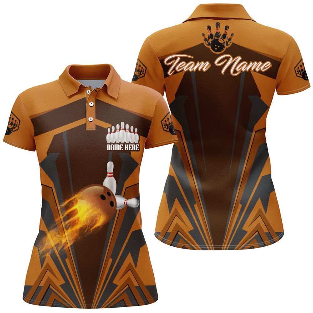 Personalisierte Bowling-Trikots - Individuelles Bowling-Team-Trikot - Damen Bowling Polo-Shirt Z23 - Climcat