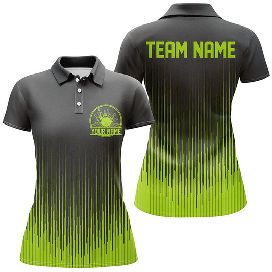 Personalisierte Bowling-Trikots mit Namen für Damen, individuelle Bowling-Team-Shirts P4971 - Climcat