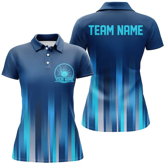 Personalisierte Bowling-Trikots mit Namen für Damen, individuelle Bowling-Team-Shirts P4972 - Climcat