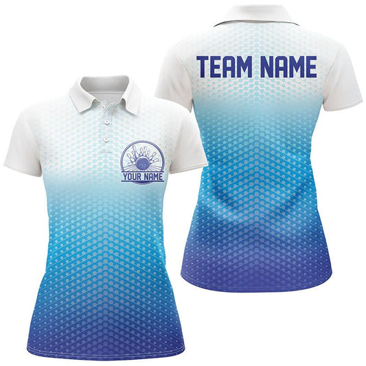 Personalisierte Bowling-Trikots mit Namen für Damen, individuelle Bowling-Teamshirts P4970 - Climcat