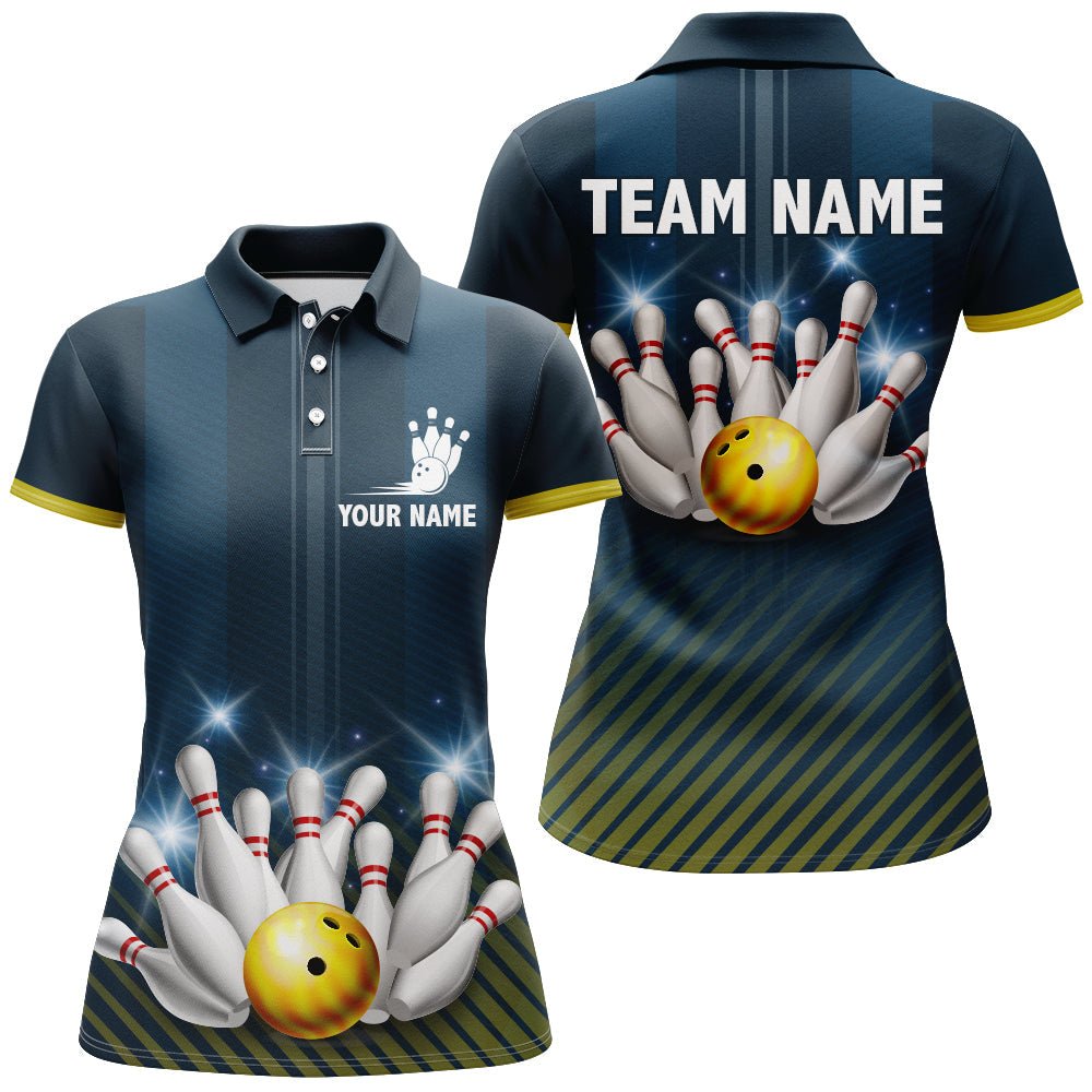 Personalisiertes Bowling-Shirt für Damen | Individuelles Bowling Trikot für Bowling Team Liga | Hochwertiges Polo Z211 - Climcat