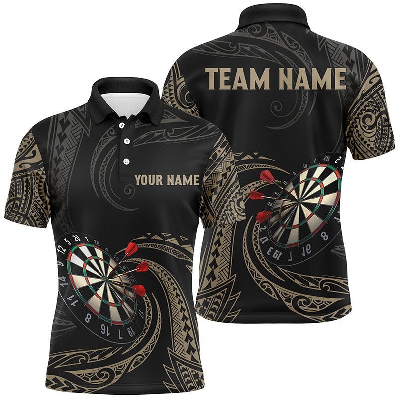 Personalisiertes Roll Tribal Herren Darts Polo Shirt, individuell anpassbares Darts Shirt für Männer, Dart Trikot K468 - Climcat